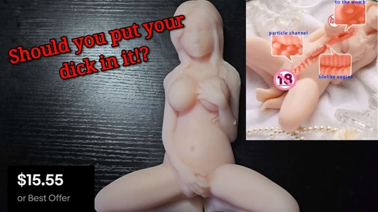 Should you put your Dick in it!? - Time to put my dick in a cheap sex toy