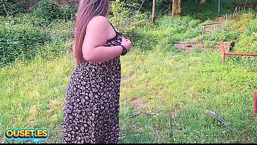WHORE IS PICKED UP IN THE WOODS AND FUCKED
