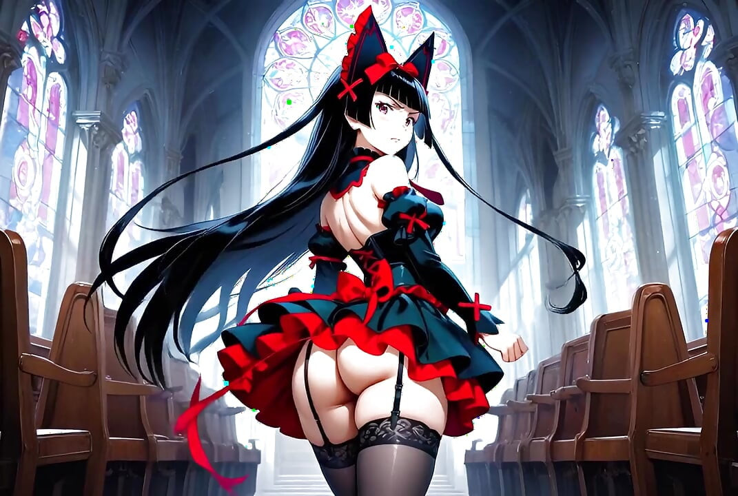 Rory Mercury Seduced Yohji Itami Right in the Temple in the Ai Adaptation of Gateway