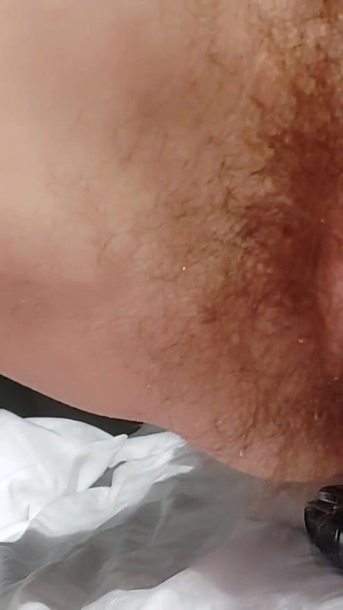 I've already finished today and I won't masturbate anymore, I'll just tease you with my pussy that falls out of my bush | Clip 1