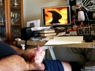 Stroking to Jack Hammers video