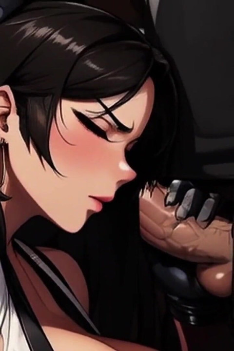 Tifa sa velikim sisama i sitna aerith zvezda u pikantnim tonovima: metro 2