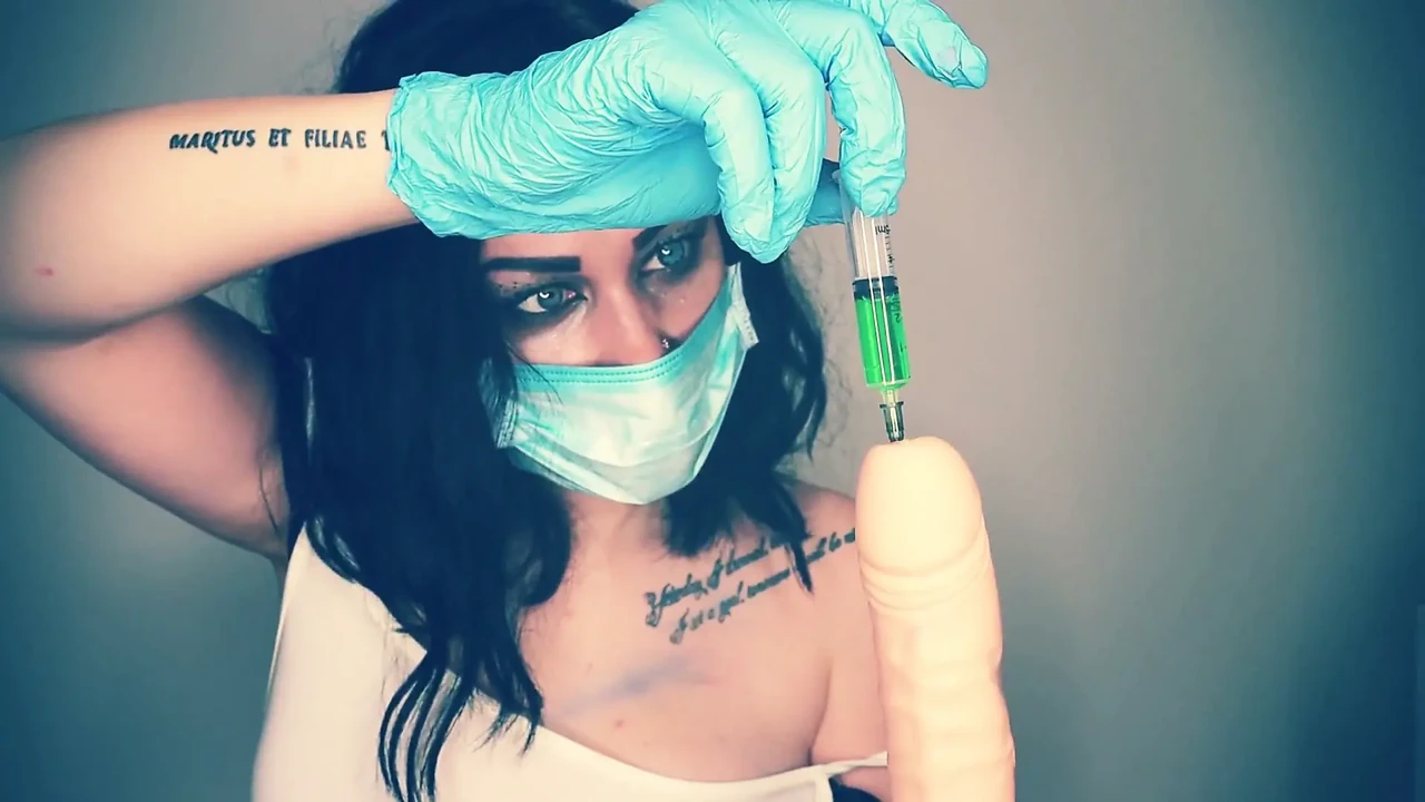 Psycho injecting inside of your int0xicated dick, anus and mouth acid and cumming while you scalding