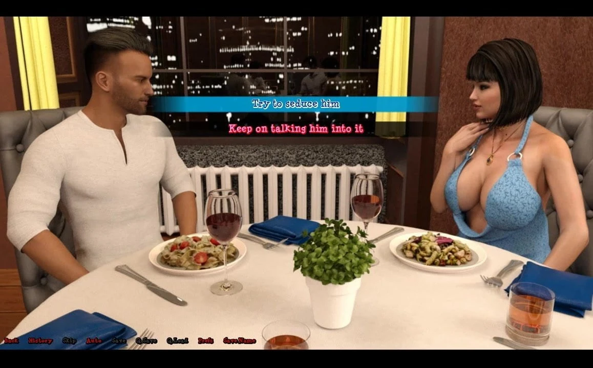 Lily lembah- makan malam seksi dengan bos