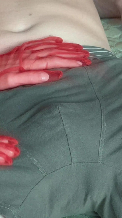 สาวผมบลอนด์ให้สัมผัสหัวนมในหนังโป๊ถ่ายเอง | คลิป 2