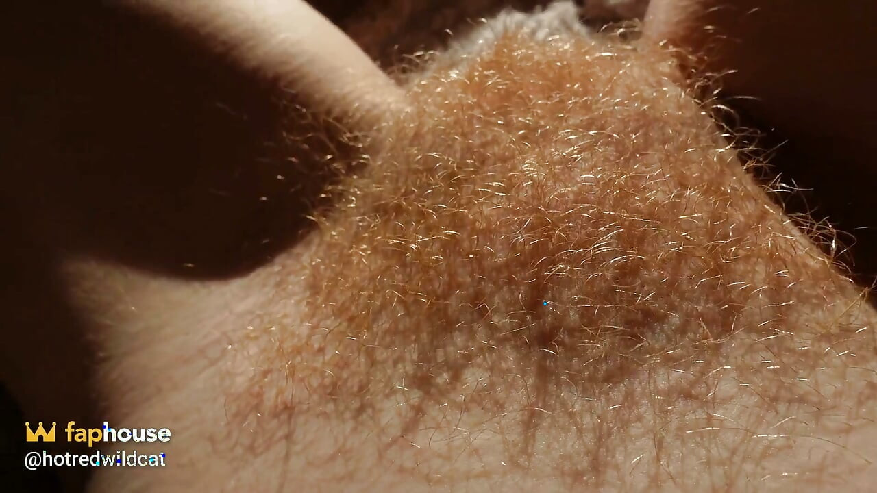 Showing You My Ginger Hairy Pussy Bush POV