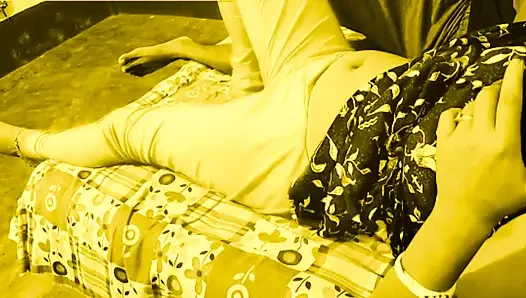 Cute Milf Desi Bhabi Seduced By Big Dick Devar in her bed room.