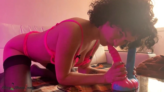 Busty Babe Ass Fuck Dildoa and Intensive Orgasm - Double Ana