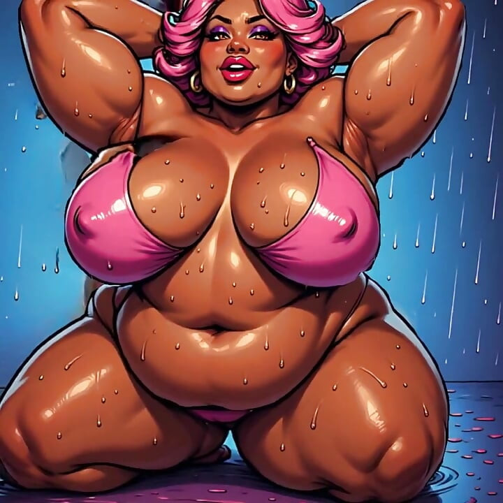 BBW Thick Black Women 3D