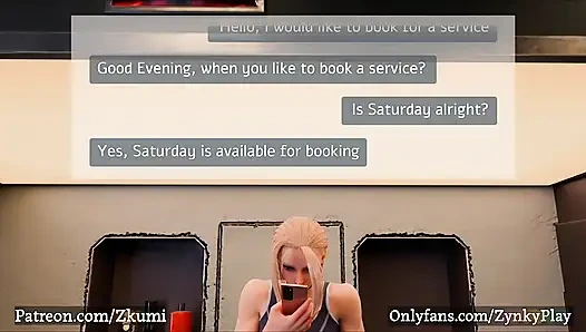 Cammy birkaç adamla ateşli bir randevusu var ve sonunda sikiliyor