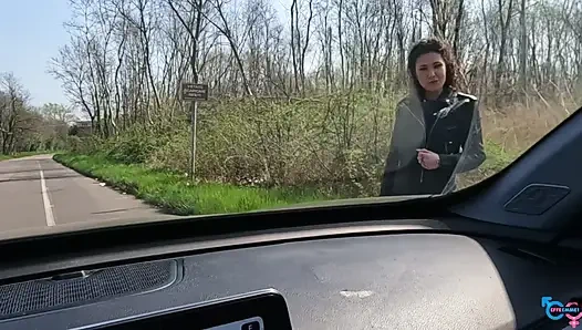 Эффи играет уличную шлюху и получает её секс и задницу в мотеле