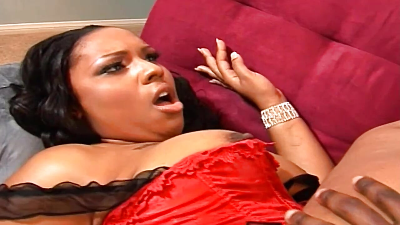 Black BBW with a Big and Round Ass Rides a Big Black Cock
