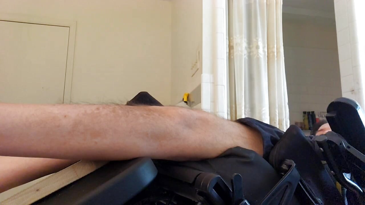 Kevy 69's Sexy Wheelchair Man Give you Two Orgasms to Cum with Him
