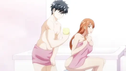 Passionate Bathroom Sex, Gripping the Sink as Rode Him in a Lustful Cowg...