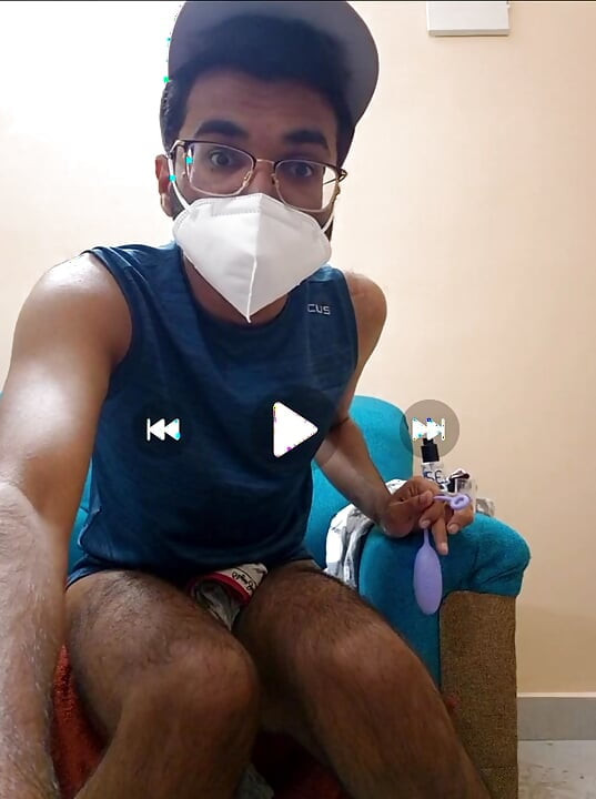 Desi handsome indian webcam anal toy fucks the piss out of him uncontrollably pissing in underwear and cumshot bottomless naked