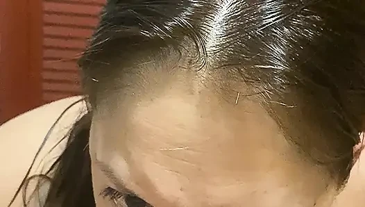 Horny Latina and slut fucking and sucking until she swallows every drop of cum