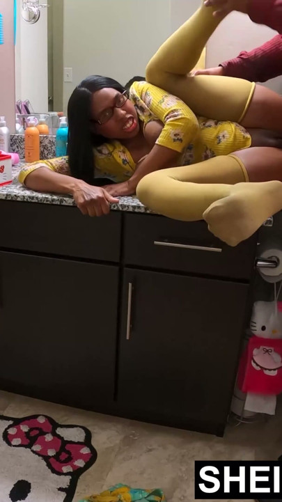 Screaming During Painful Anal Sex With Step Dad Huge Cock Fucking My Asshole On Sink Doggystyle Sheisnovember | Clip 2