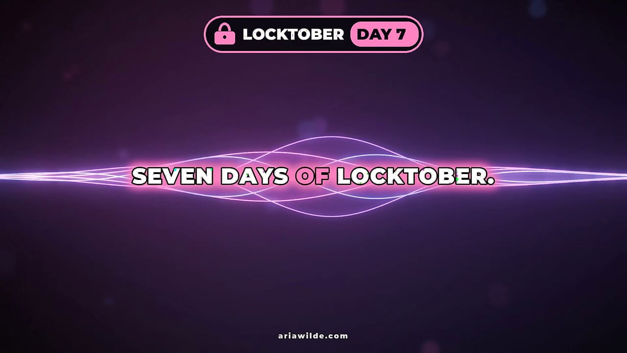 Locktober Day 7 Chastity Cage Locktober Denial Edging