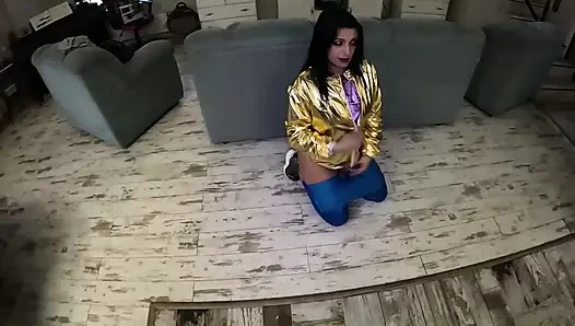 Shiny Cameltoe, Hard Spanking & Rough Doggy - Double Cum on My Face