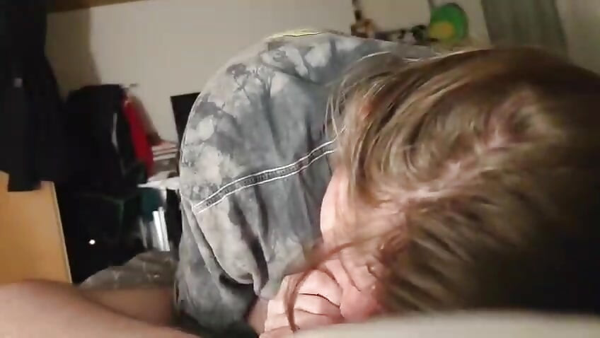 German teen rides on cock
