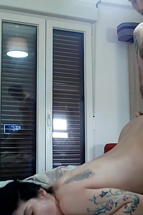 She Gets Fucked Hard in the Throat, He Sticks His Cock in Her on All Fours