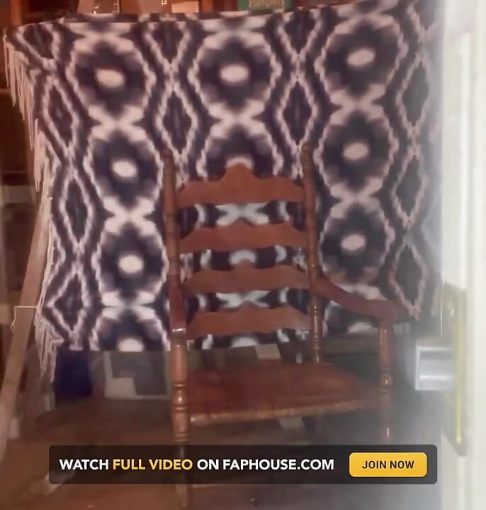 Risky Pregnant Furniture Slut