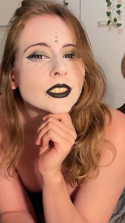 Goth Shadow Pixie Dark Allure - Ejaan Bilik Tidur Stoking Hitam