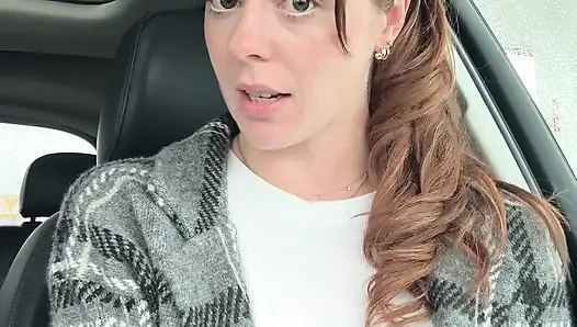 Trying Not to Cum Too Loud While I Pump My Gas