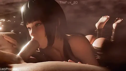 Ölü veya diri doa - azusa + koharu bölüm 1 wm renk derecelendirmesi (ses yok) lazyprocrast animasyon 3d hentai tarafından