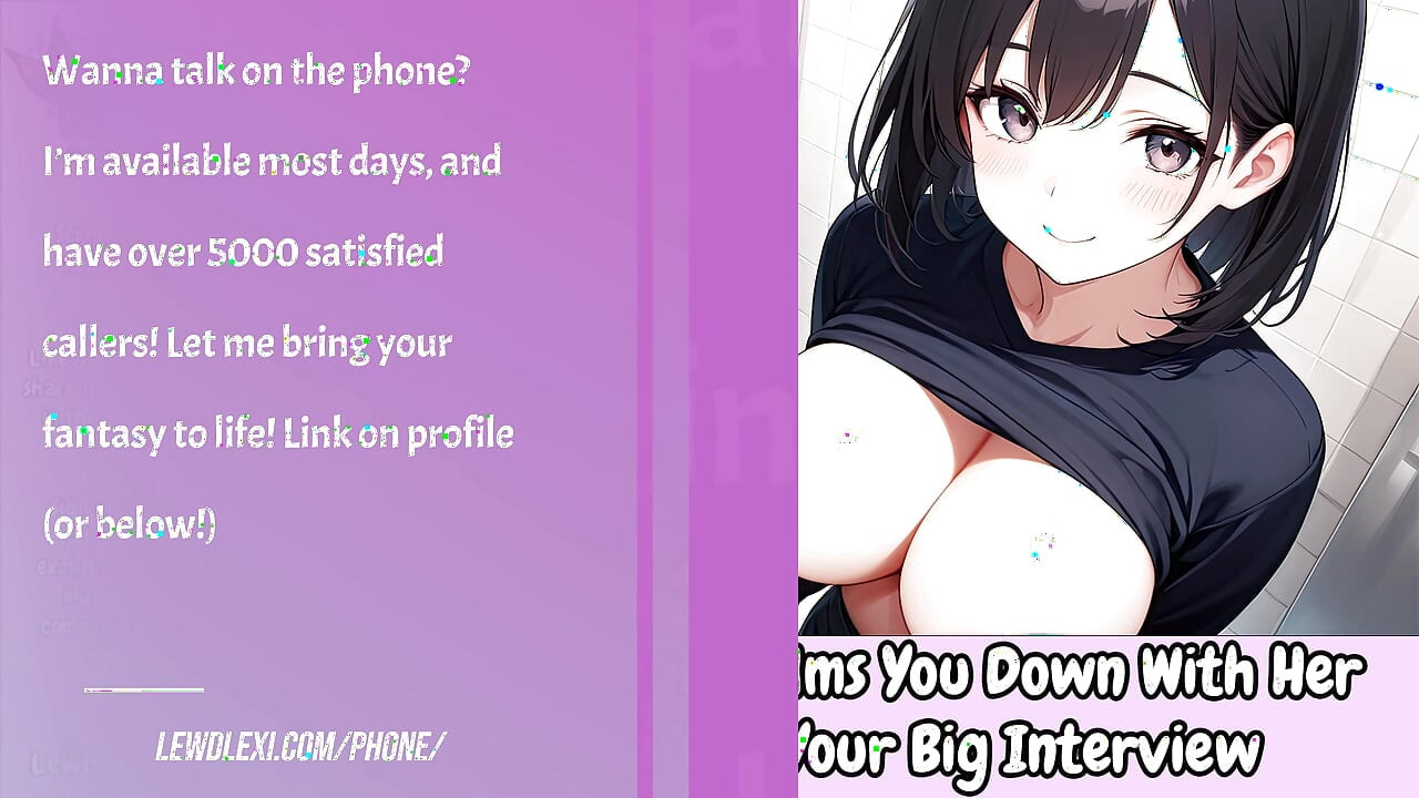 在你接受大量采访之前，你的好朋友用她的奶子让你平静下来 - 色情音频角色扮演