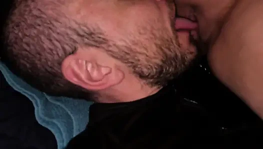 Gf face sitting and pissing on me while i lick her