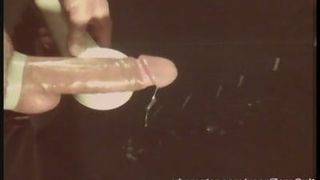 Massive Hands Free Vibrator Cumshot