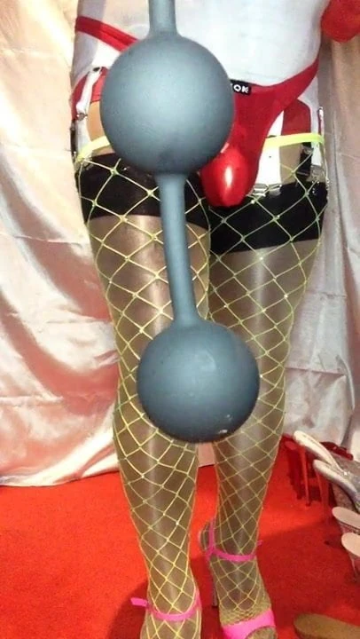 Sissy slut show with dildos and toys2
