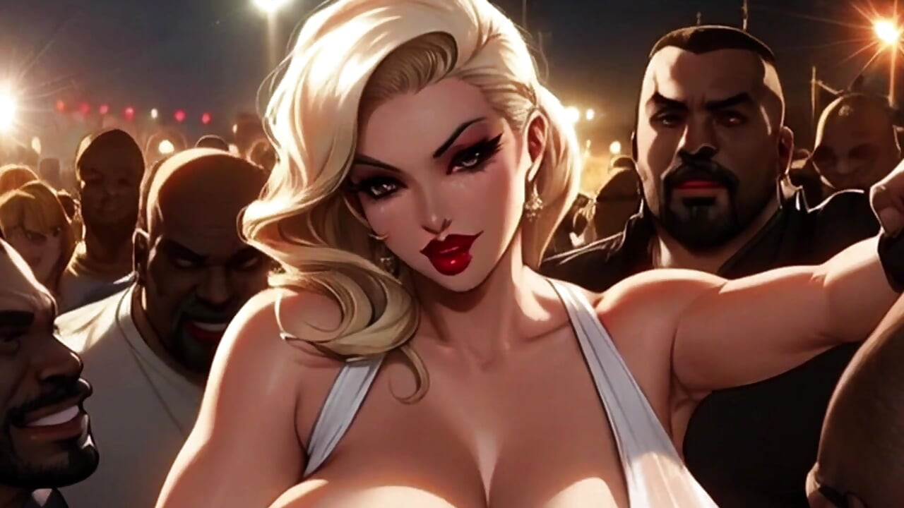 Big Titty Tifa Loves Sucking Black Cock In Spicy Toons: Tifa In A Mosh Pit