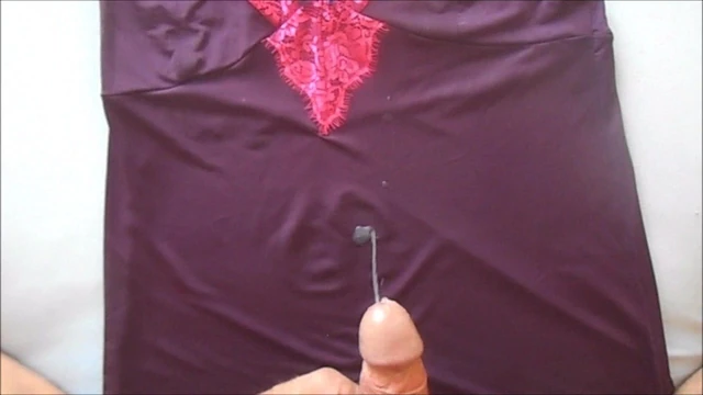 big cumshot on my new babydoll
