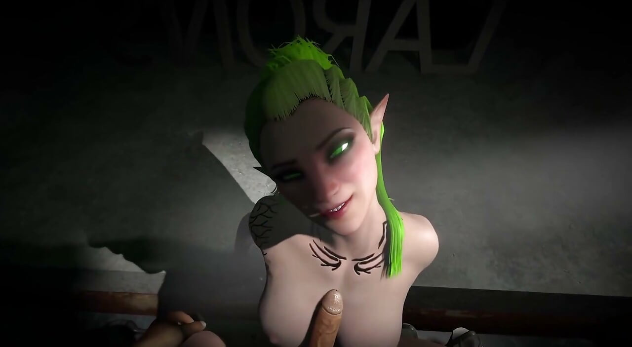 Pounding Hot Wood Elf Pussy POV