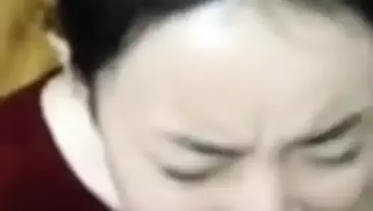 Asian doesn't want a facial