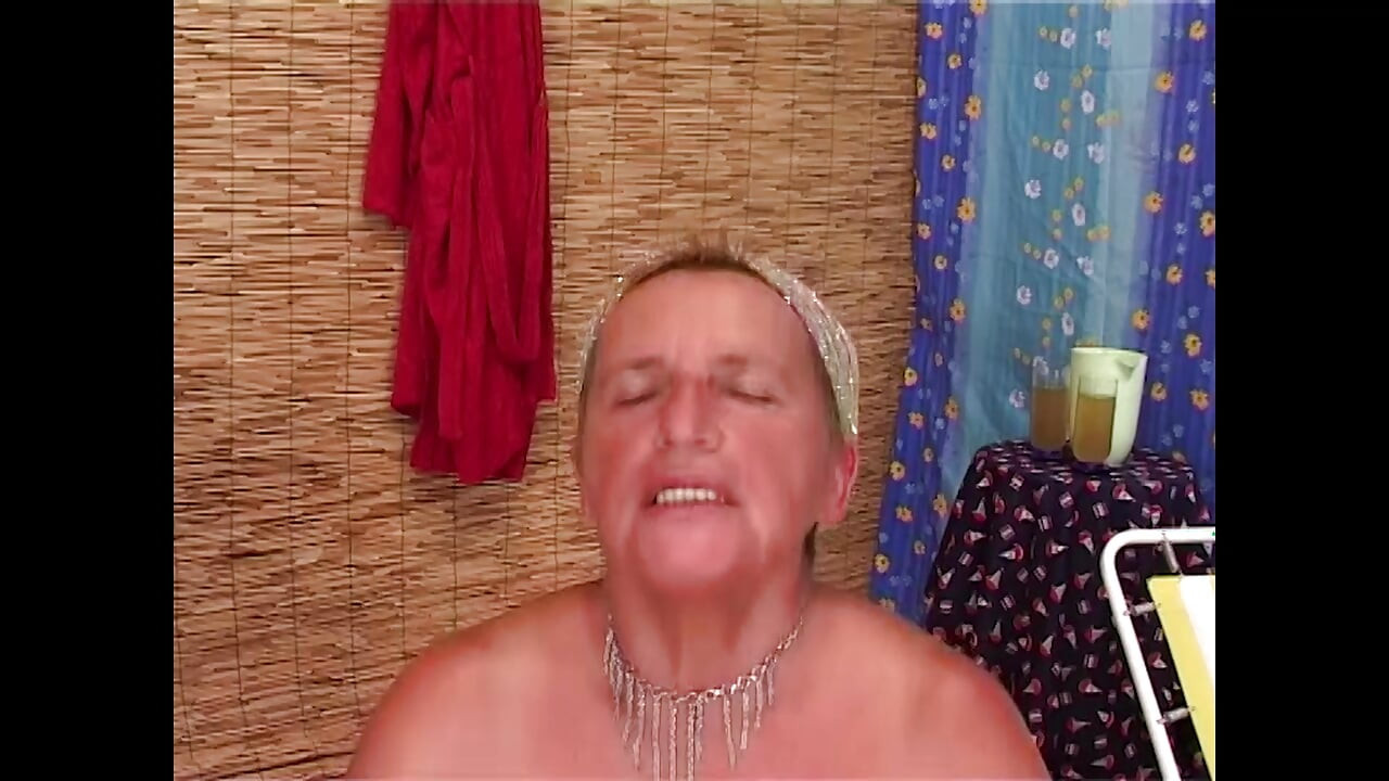 The young guy and the old fat lady who likes licking ass holes