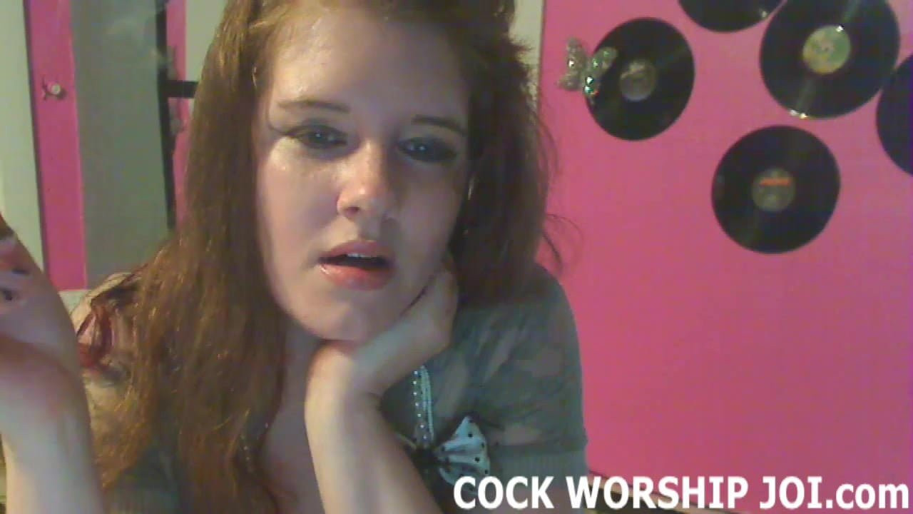 Think about sucking a fat cock while I have a cig