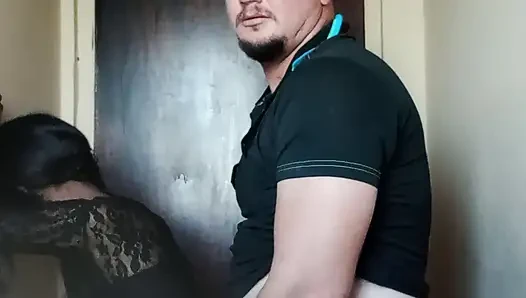 Pussy Licking, Blowjob & Standing Doggystyle Fuck