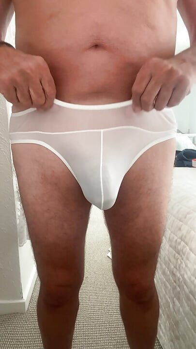 Older man uncut cock