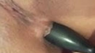 Fată sexy Caribian Rosaria își fute curul cu un vibrator pe whatsapp
