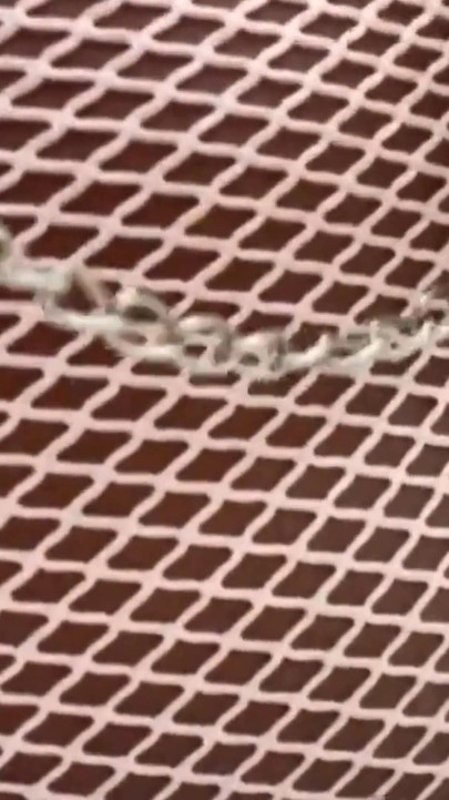 Walking Around in Fishnet Dress Fucking My Pussy on Public Staircase