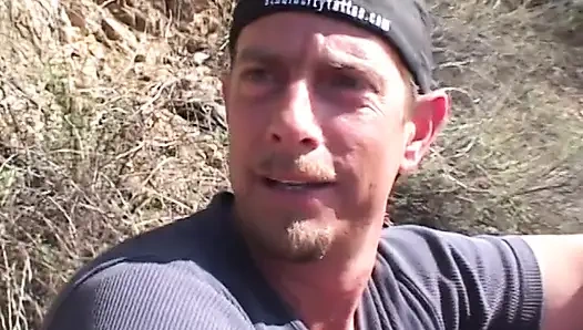 Black MILF with huge jugs runs into a horny group of guys and gets hardcorte gang bang