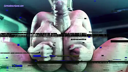 Blonde Slut Sloppy Pussy Fucking Sex - 3D Realistic Animation
