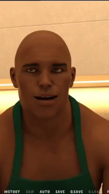 Epic moment from "Stepbrother is caught red-handed with his muscular stepfather."