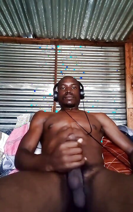 Stroking BBC Big Balls Big Cum on My Hand