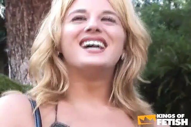 Blonde Slut Smokes Before Getting Her Ass and Pussy Rammed by a Dude in Many Positions