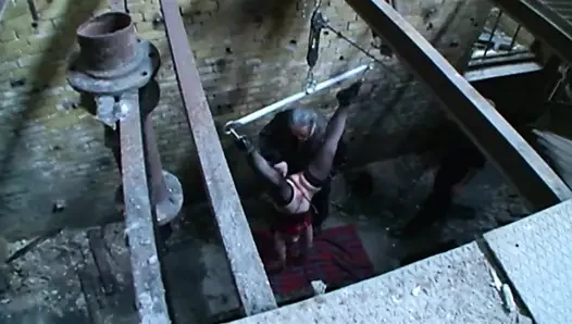 Bound Blonde Submits to Intense BDSM Threesome