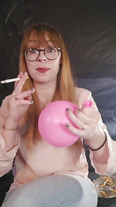 Smoking Fetish and Balloons - How much smoke is in my lungs?
